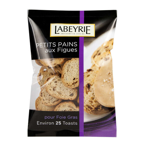 Labeyrie Pains toastes aux figues 100g