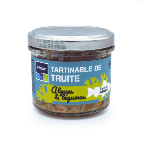 Algae Tartinable de truite Algues et légumes 90g