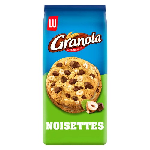 Granola Cookies aux gros éclats de Chocolat et Noisettes 184g