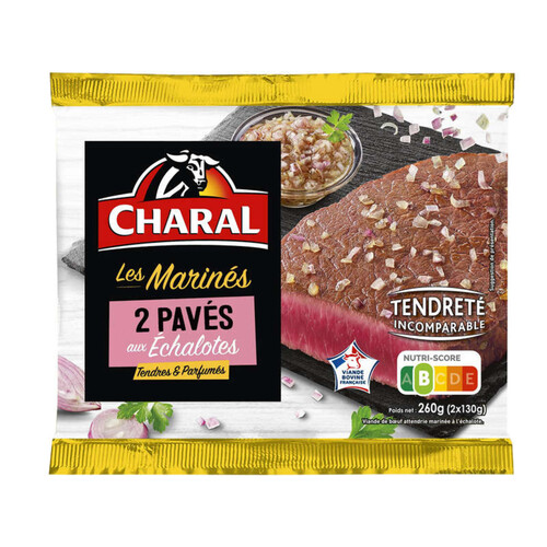 Charal Pavé de Bœuf à l'échalotes 2x130g