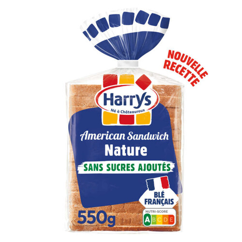 Harrys American sandwich nature sans sucres ajoutés 550g