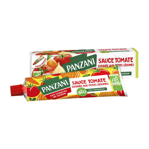 Panzani Sauce Tomate Cuisinée Aux Petits Légumes Bio 180g