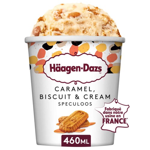 Haagen-Dazs Glace Speculoos Biscuits Caramel & Crème 400g