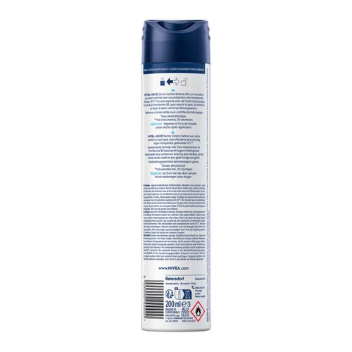 Nivea Men Déodorant Homme Anti-transpirant 72H Defend Derma Control 200ml