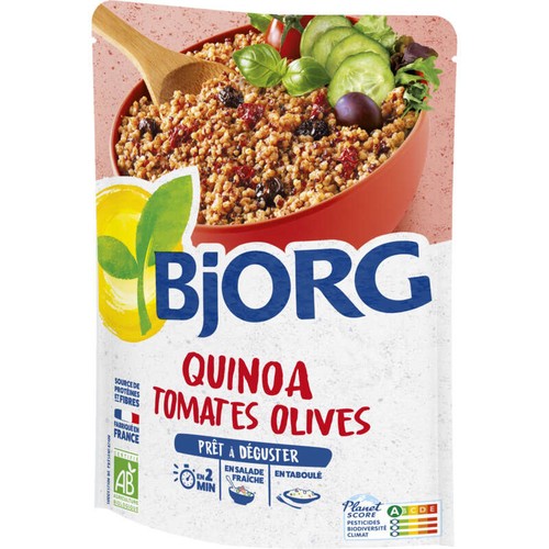 Bjorg Quinoa, tomates & olives, Bio 250g