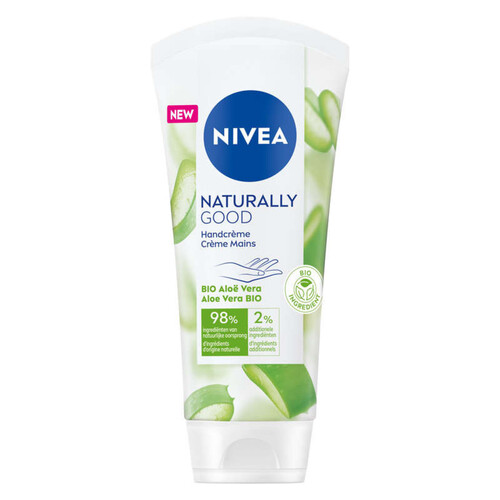 Nivea Naturally Good Crème Mains à l’Aloe Vera Hydratante Ingrédients d’Origine Naturelle 75ml
