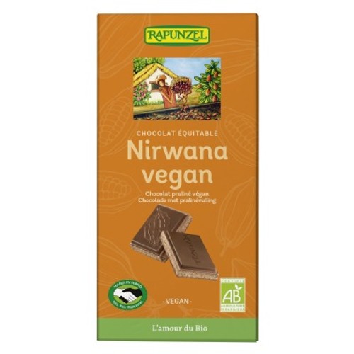 Rapunzel Chocolat Au Lait Praliné Vegan 100g