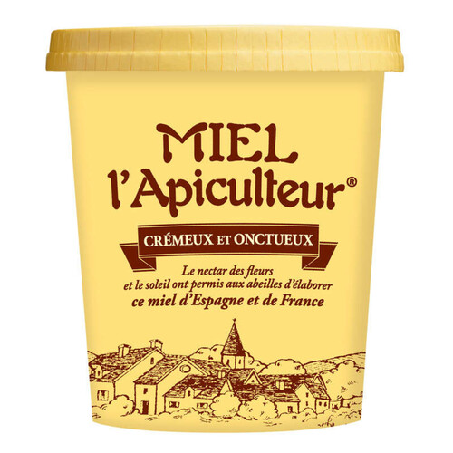 Miel l'Apiculteur®_Miel de nos Terroirs Crémeux Pot Carton 500g