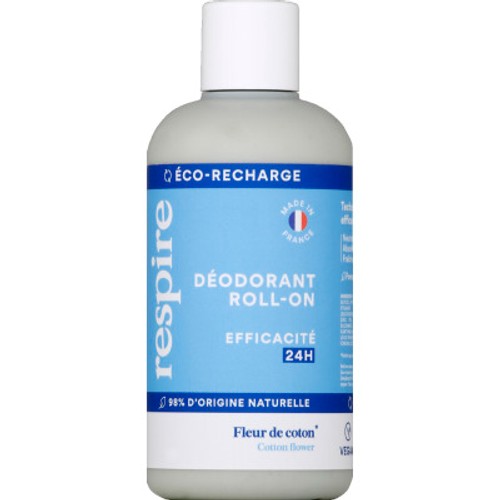 Respire Déco-recharge Déodorant fleur de coton 24h 150ml