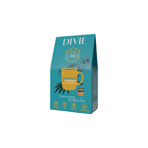 Divie Infusion Honeybush et Chanvre x20 44g