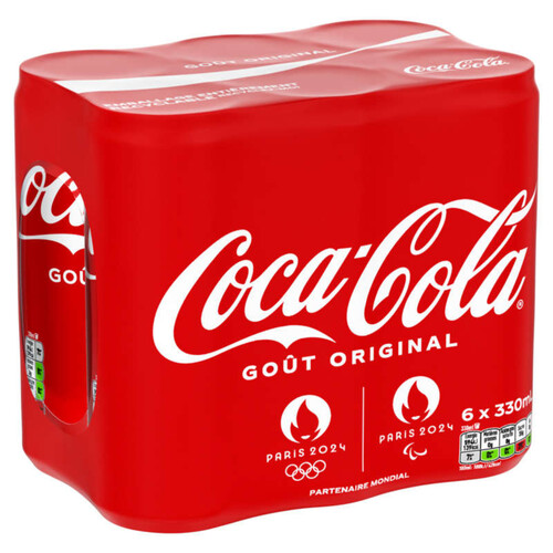 Coca-cola original canettes 6x33cl