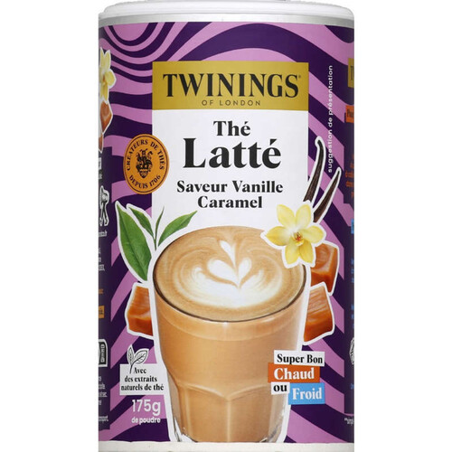 Twinings Thé Latté saveur Vanille Caramel 175g