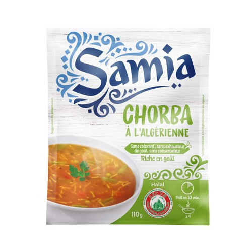 Samia Soupe Chorba à l'algérienne Halal 110g 