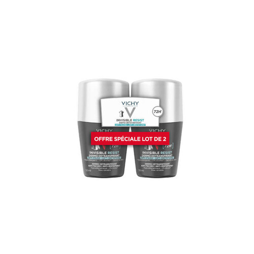 Vichy Homme roll-on duo 72h invisible 2x50ml