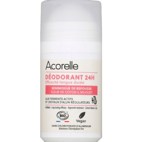 Acorelle Déodorant Roll-On 24H pour Homme Bergamote & Vétiver 50ml