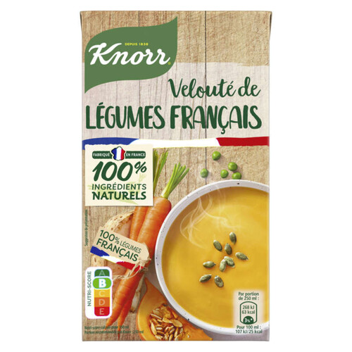 Knorr Soupe Liquide Velouté De Légumes Français 1 L