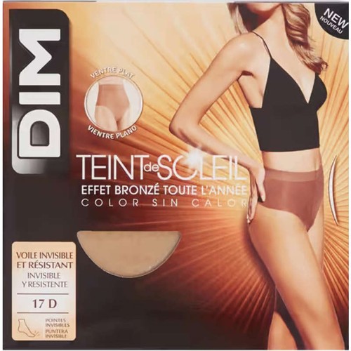 Collant Voile Invisible Et Résistant, Halé, 17D, Teint De Soleil