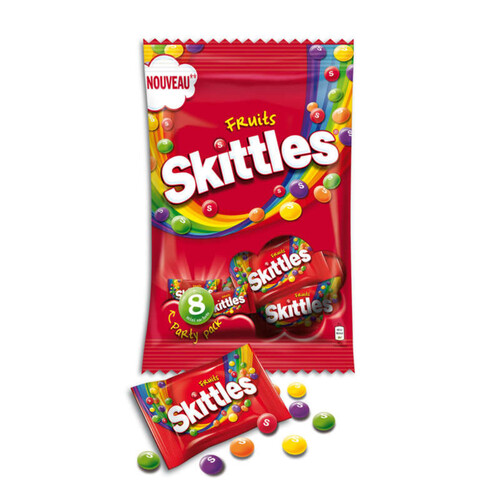 Skittles Bonbons Fruits Multi sachets 208g
