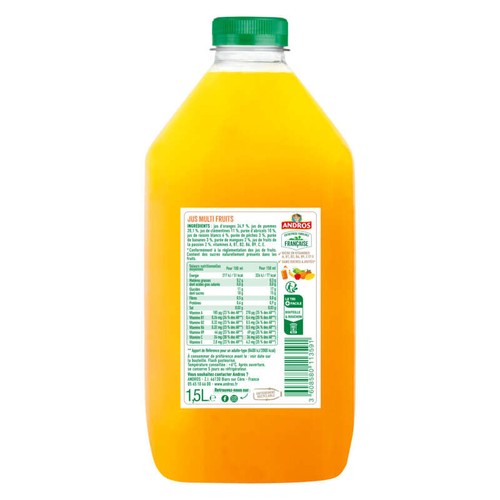 Andros Jus Multivitaminés 1,5L