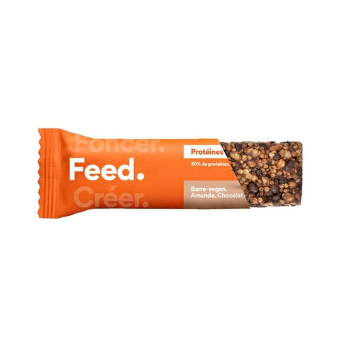 Feed Barre Céréales Protéines Shot chocolat Amande 40g