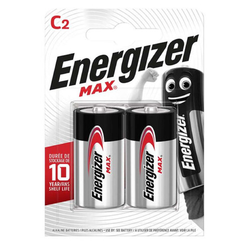 Energizer 2 Piles C Max