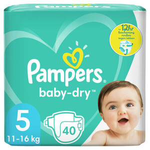 Pampers Baby Dry Geant T5X40