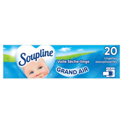 Soupline Lingettes Assouplissantes Sèche Linge x20