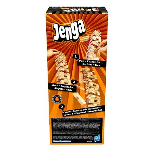 Hasbro Jeu de Société Jenga Dès 6 ans
