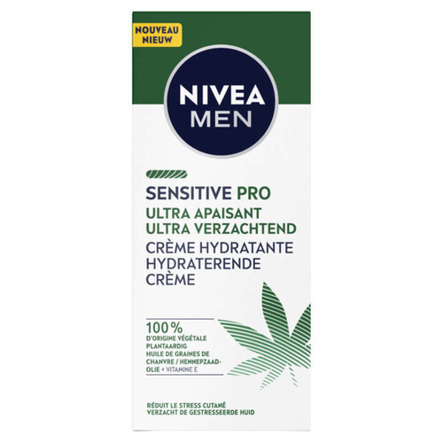 Nivea Man Sensitive Pro Crème Hydratante Ultra Apaisante 75ml