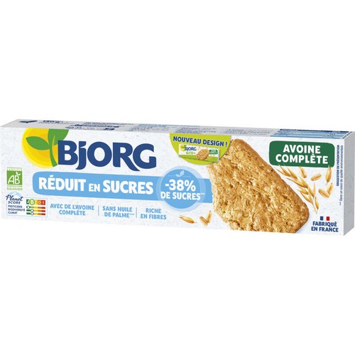 Bjorg Biscuit avoine nature Bio 130g