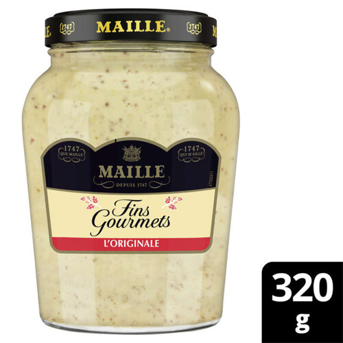 Maille moutarde fins gourmets l'originale 320g