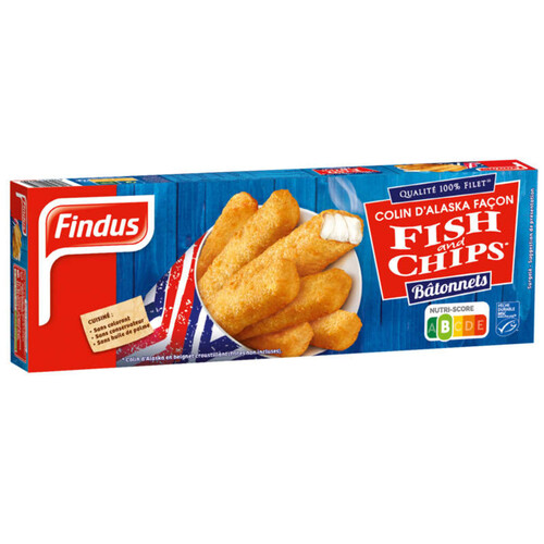 Findus colin d'Alaska façon Fish & Chips 364g
