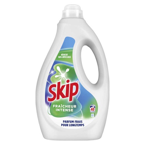 Skip Lessive Liquide Fraîcheur Intense 40 Lavages 1,68L
