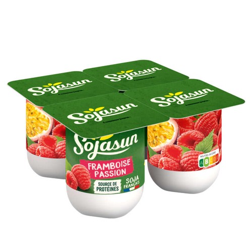 Sojasun Spécialité Au Soja Framboise Passion 4x100g