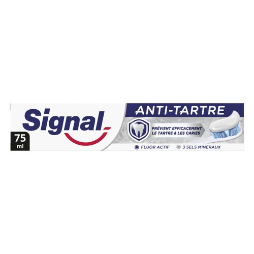 Signal Dentifrice Anti-Tartre Deux sels minéraux 75ml