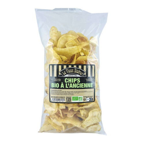 Le Vieux Bistrot Chips Bio Légères & Croustillantes 125G