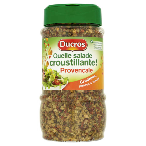 Ducros Croutons Et Assaisonnement Pour Salade Au Poivron Et À La Tomate 180G