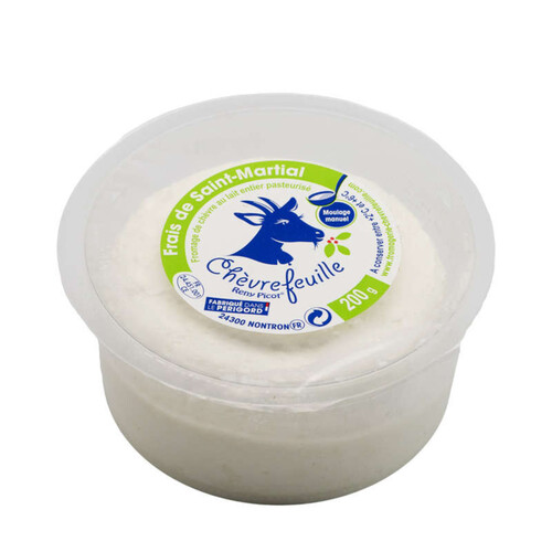 Chèvrefeuille Frais De Saint Martial, Fromage De Chèvre 200G