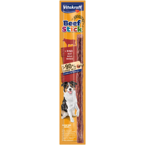 Vitakraft Beef-Stick Salami, Aliment Complémentaire Pour Chien 12G