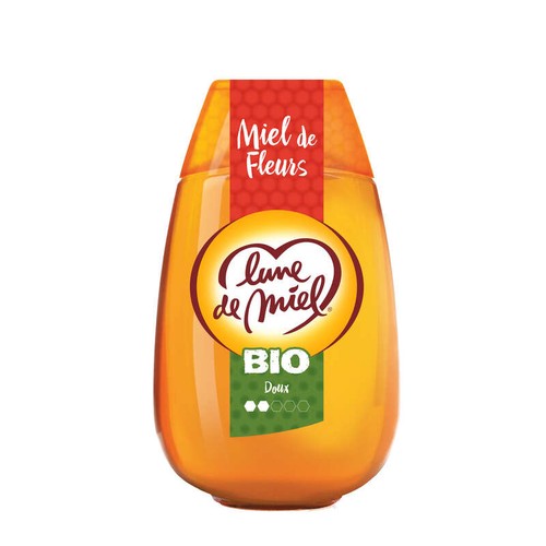 Lune de Miel® Miel de fleurs liquide Bio 500g