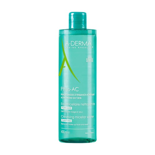 [Para] A-Derma Eau Micellaire Démaquillante Purifiante Peaux Grasses À Tendance Acnéique 400ml