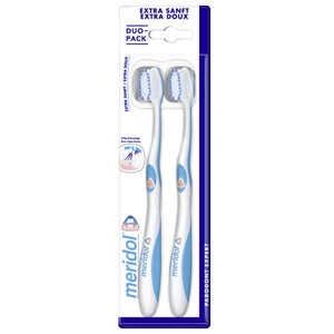 Meridol Brosses à Dents Extra Doux Duo Pack