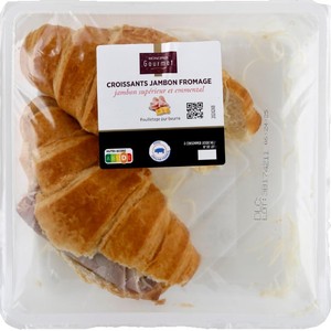 Monoprix Gourmet Croissant au Jambon x2