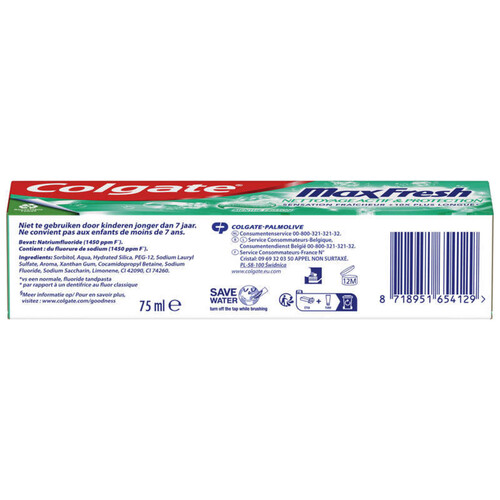 Colgate Max Dentifrice Nettoyage Micro Gommage 75ml