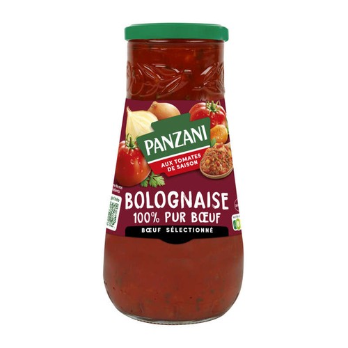 Panzani Sauce bolognaise pur bœuf 650g