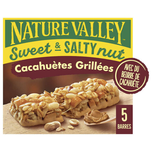 Nature Valley Sweet & Salty Nut au beurre de Cacahuètes 5x30g