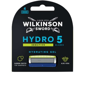 Wilkinson Lames De Rasoir Hydro 5 Skin Protect Sensitive X4