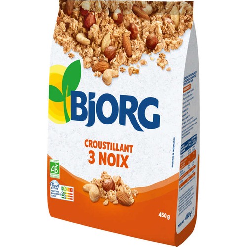 Bjorg Croustillant 3 Noix Bio 450g