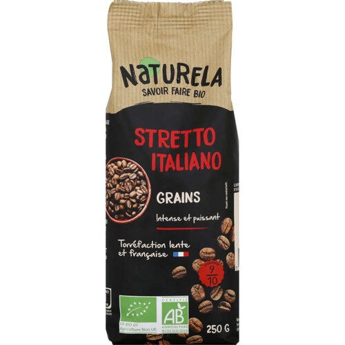 Naturela Café Stretto Italiano en Grains Bio 250g