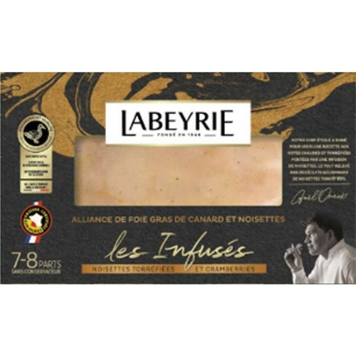 Labeyrie Alliance de Foie Gras de Canard Noisettes Torréfiées & Cranberries 250g